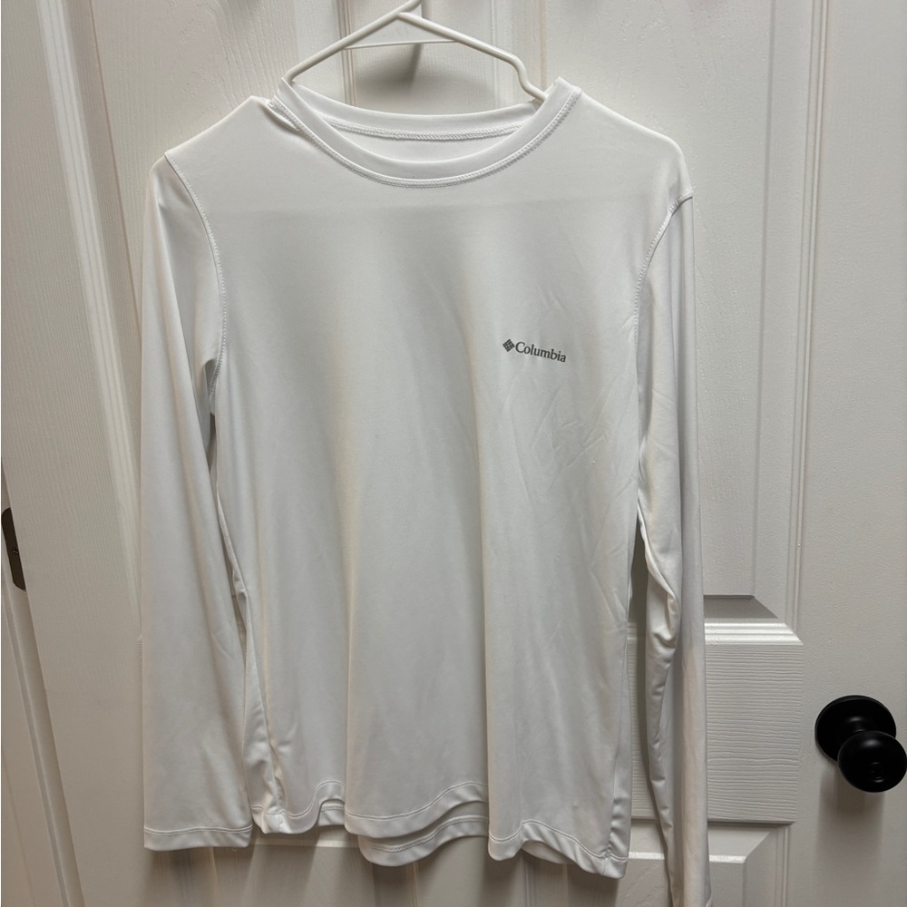 Columbia Classic White Fishing Shirt